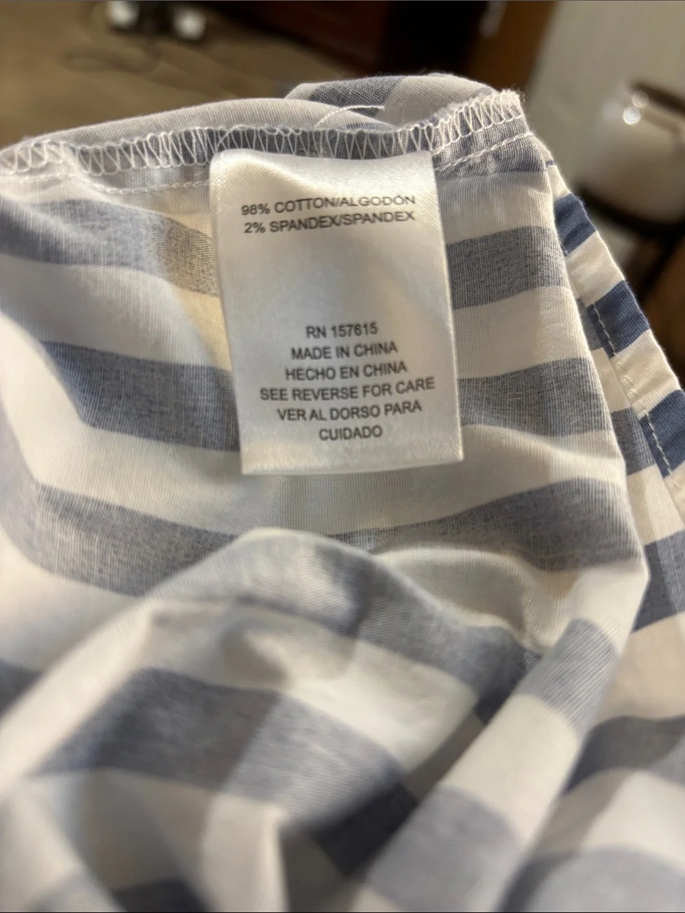 Joie Blue and White Striped‎ Sleeveless Midi Dress